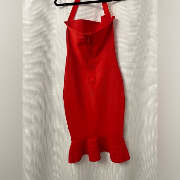 Red Bandage Mermaid Dress - Picture 10 of 10